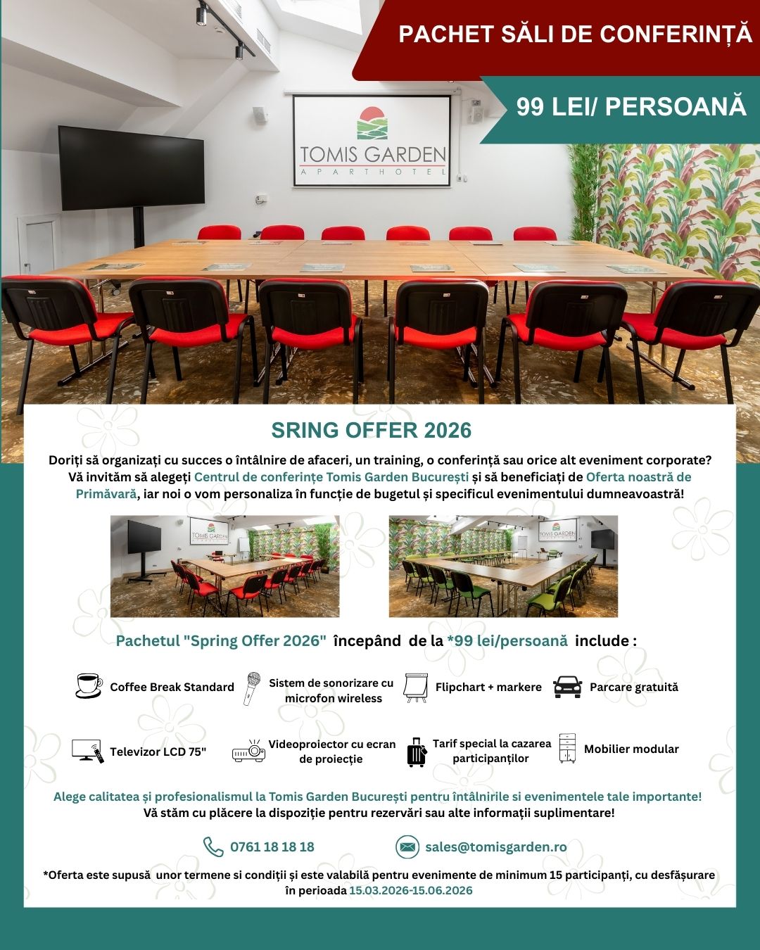 Spring offer 2026 Tomis Garden Bucuresti